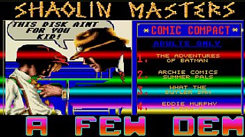 ATARI ST XXX THE ADVENTURES OF BATMAN AND BOY WONDER ROBIN FROM Shaolin Masters Adult Menu Disk