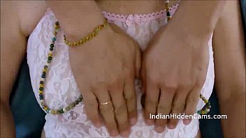 Desi Bhabhi Breast Massage By Self - IndianHiddenCams.com