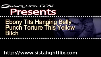 Ebony Tits h. Belly Punch t. This Yellow Bitch