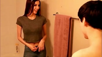 Dirty talk step sister seduced her brother in bathroom