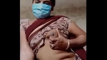 Face Masked Village Wife Live Cam Show To Earn Money