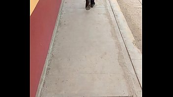 Culona en la calle de Oaxaca