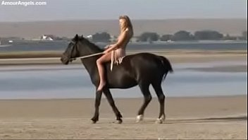 Ride horse nude girl sexy