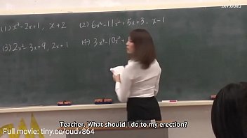 Smuk lærer lærer eleverne, hvordan man sex