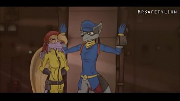 Sly Cooper is femdommed by Penelope by MrSafetyLion