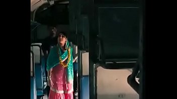 Hot romance in train with sexy girl