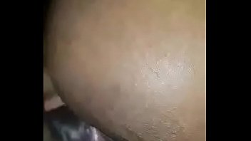 Black girl taking SMALL penis from behind