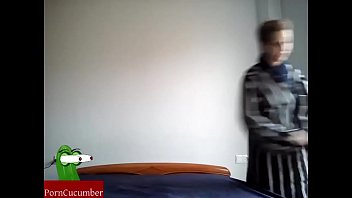 Young couple having sex in their sister parents' bed. Homemade voyeur IV075