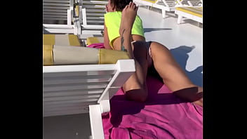 Stranger girl seduces me on a public yacht