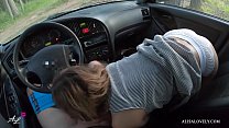 Horny Passenger Sucks Dick While Driving Car and Fucks Driver POV - Alisa Lovely